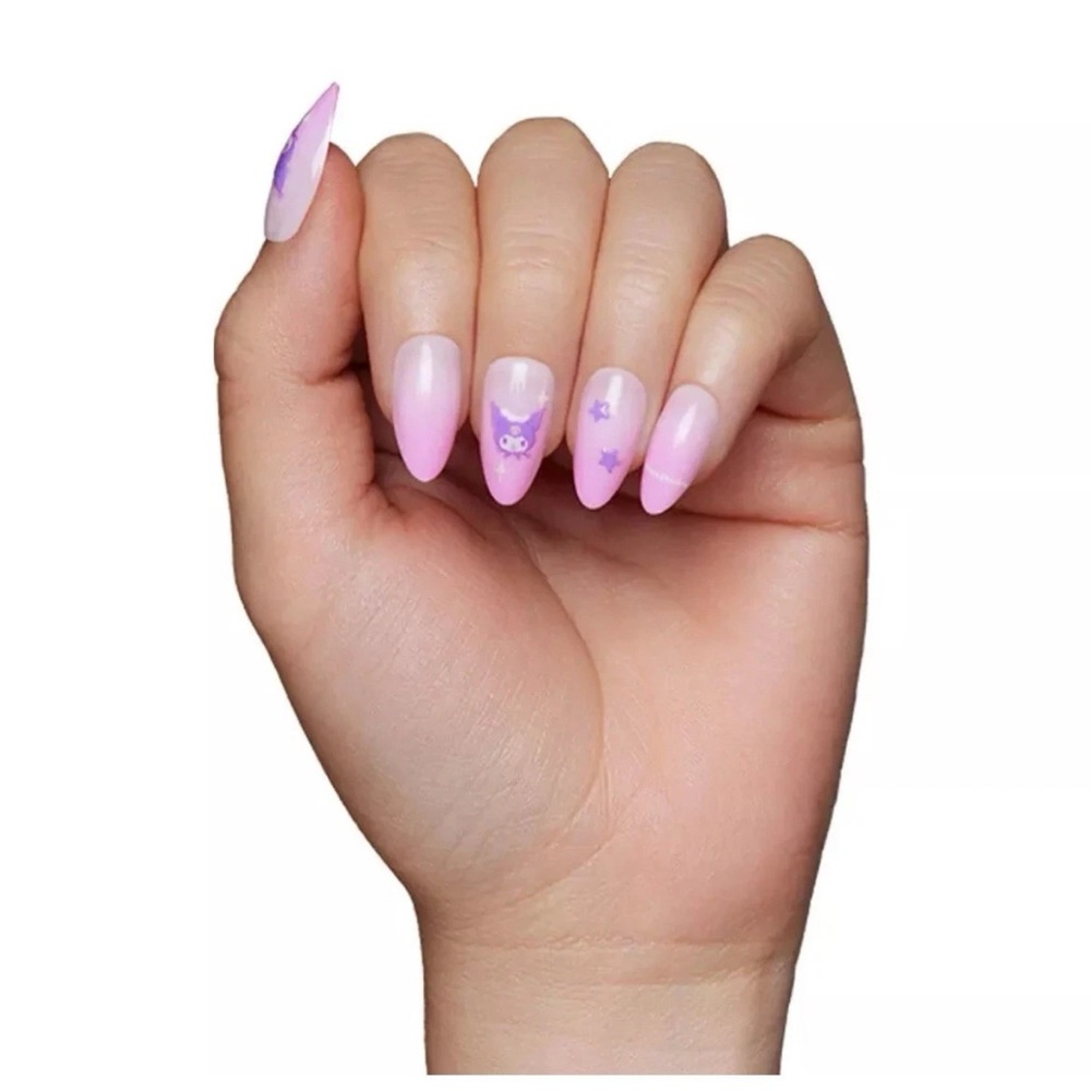 Glamnetic X Hello Kitty and Friends KUROMI Press On Nails Set Reusable 30ct - Picture 5 of 6
